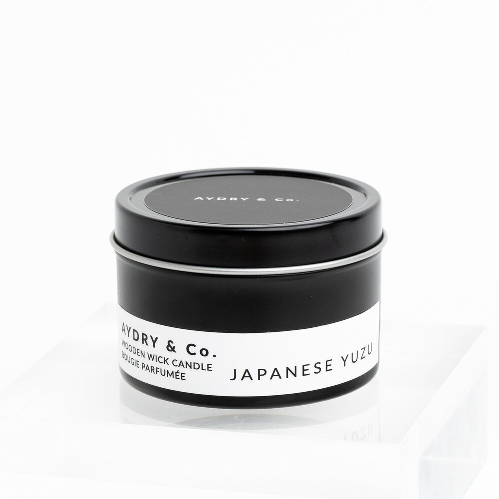 AYDRY & co.美國 日本柚子 JAPANESE YUZU 手工木芯香氛蠟燭 3oz / 85g